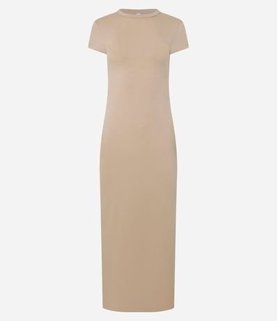 Vestido Largo en Algodón con Manga Corta 5