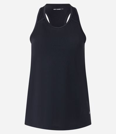 Musculosa Nadador Deportiva en Microfibra con Textura 3