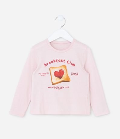Blusa Infantil en Algodón Estampa Torrada - Talle 1 a 6 años 1