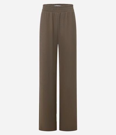 Pantalón Recto en Rib Texturizada 6