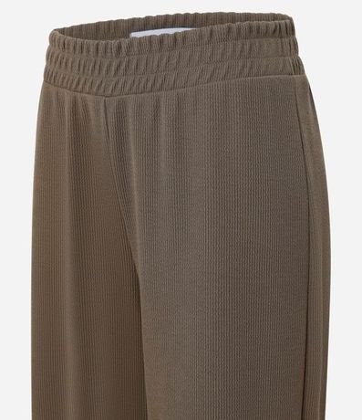Pantalón Recto en Rib Texturizada 7