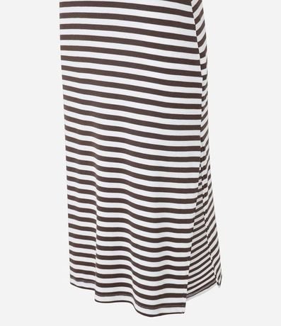 Vestido Midi en Rib Rayada 6