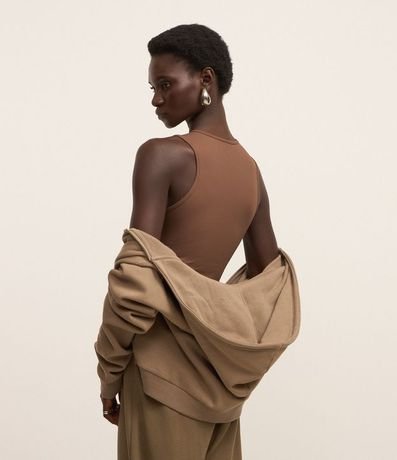 Body Básico en Rib con Cuello Halter 5