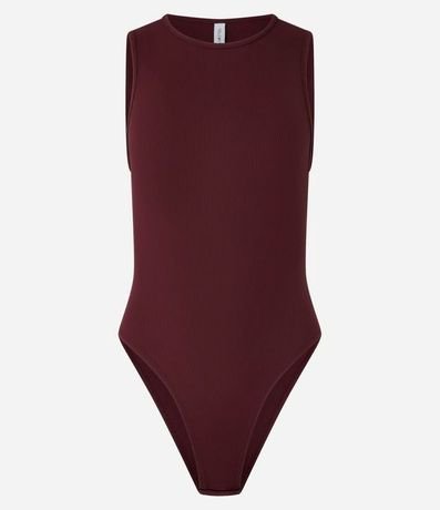 Body Básico en Rib con Cuello Halter 4