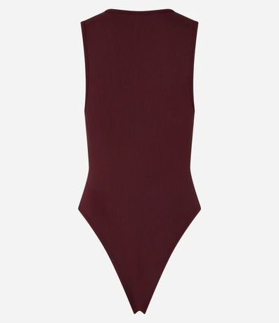 Body Básico en Rib con Cuello Halter 6