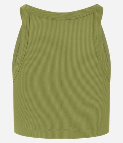 Blusa en Rib con Cuello Halter 6