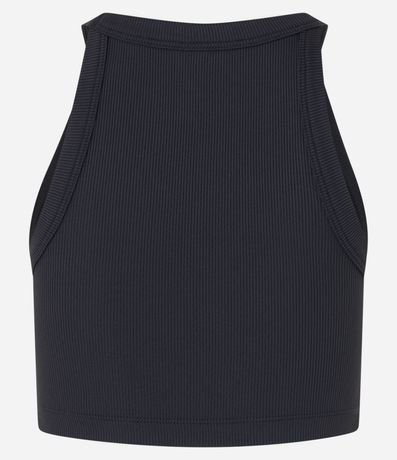 Blusa en Rib con Cuello Halter 6