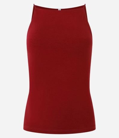 Blusa sin Manga con Escote Halter y Alça Elástico 4