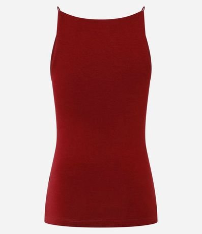 Blusa sin Manga con Escote Halter y Alça Elástico 5