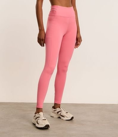 Pantalón Legging Deportiva en Microfibra con Bolsillo Lateral y Elástico Porta Remera 3
