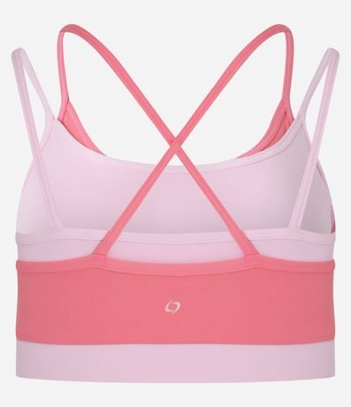 Top Deportivo en Microfibra con Superposición Bicolor 5