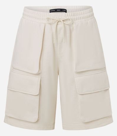 Bermuda Baggy en Algodón con Bolsillo Cargo 5