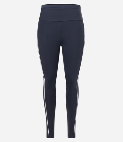 Pantalón Legging Deportiva con Textura en la Cintura y Ribete Contrastante 5