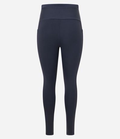 Pantalón Legging Deportiva con Textura en la Cintura y Ribete Contrastante 6