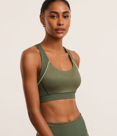 Top Nadador Deportivo en Microfibra Texturizada con Bies Contrastante