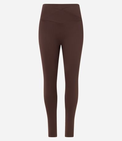 Pantalón Legging Deportiva en Microfibra con Cintura Traspasado 5
