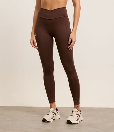 Pantalón Legging Deportiva en Microfibra con Cintura Traspasado 2