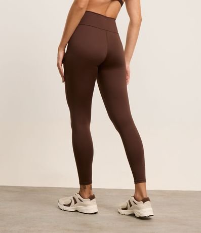 Pantalón Legging Deportiva en Microfibra con Cintura Traspasado 4