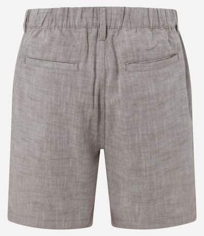 Bermuda en Oxford con Cintura Ajustable 7