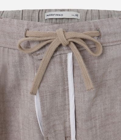 Bermuda en Oxford con Cintura Ajustable 8