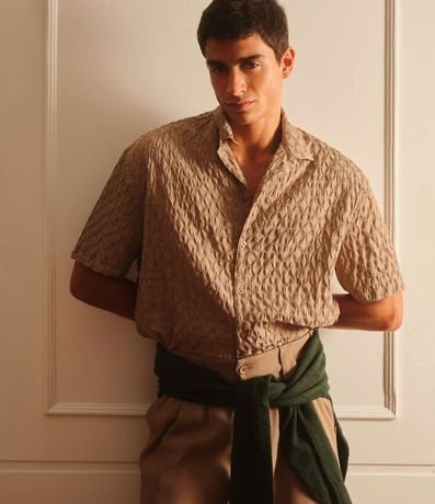 Bermuda en Oxford con Cintura Ajustable