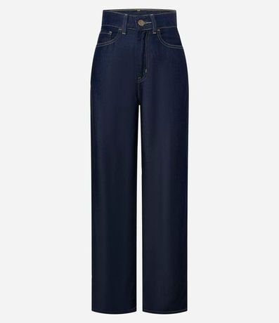 Pantalón Recto en Jeans Raw con Cintura Alta 8