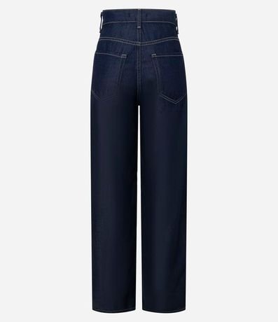 Pantalón Recto en Jeans Raw con Cintura Alta 9