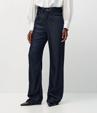 Pantalón Recto en Jeans Raw con Cintura Alta 3