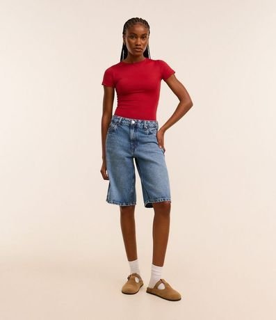 Body Básico en Poliamida con Mangas Cortas 2