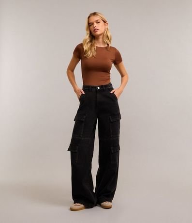 Body Básico en Poliamida con Mangas Cortas 2