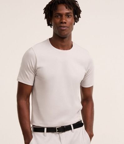 Remera Slim Básica en Algodón Manga Corta 5