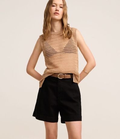 Short en Jeans con Cintura Alta 2