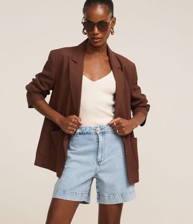 Short en Jeans con Cintura Alta 2