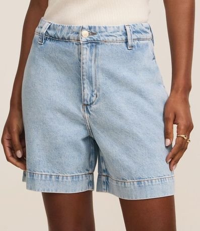 Short en Jeans con Cintura Alta 3