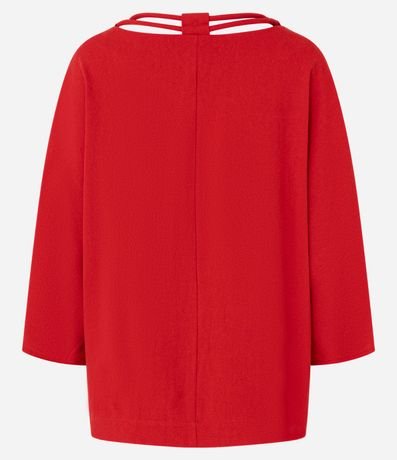 Kimono Alargado en Viscolino con Cuerdas Dobles 5