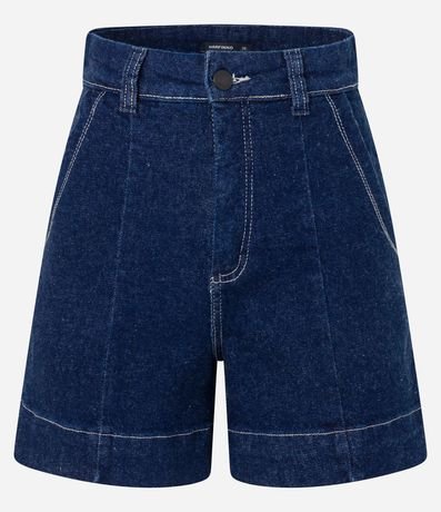 Short Regular en Jeans con Pespunte Contrastante y Bolsillo Cuchillo 5