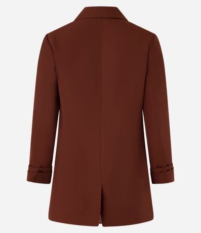 Blazer Oversized Alargado en Sastrería con Pliegues en el Puño 10