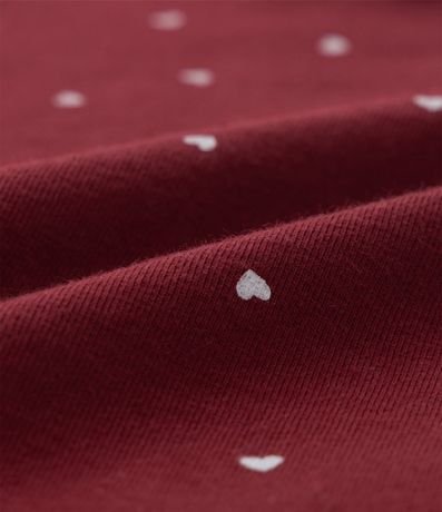 Body Infantil en Algodón con Estampa Corazones - Talle 0 a 18 meses 4