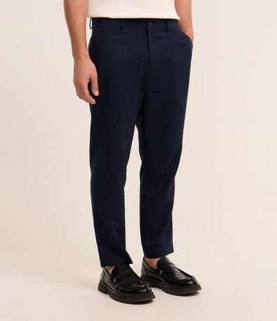 Pantalón Relaxed en Viscolino con Cintura Trabilla 3