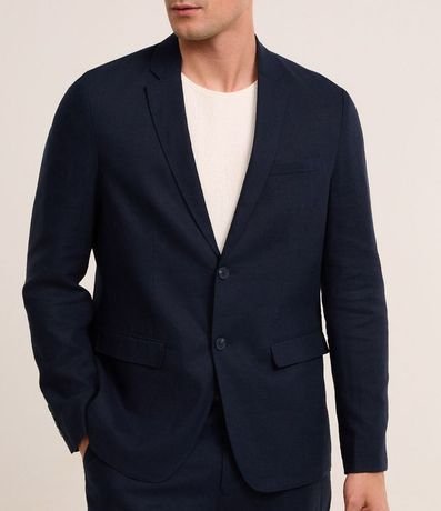 Saco de Traje Social en Viscolino con Medio Forro 3