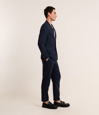 Saco de Traje Social en Viscolino con Medio Forro 4