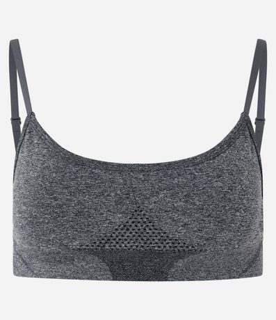 Top sin Copa Seamless Texturizado con Ajuste en la Espalda 5