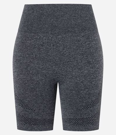 Bermuda Deportiva Seamless con Recortes Texturizados y Efecto Levanta Pompis 5