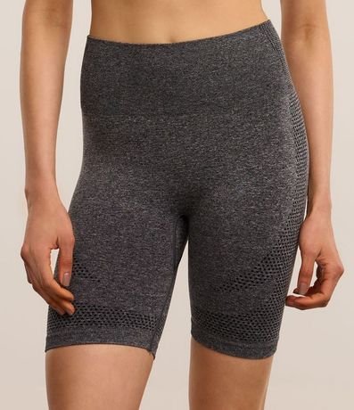 Bermuda Deportiva Seamless con Recortes Texturizados y Efecto Levanta Pompis 2