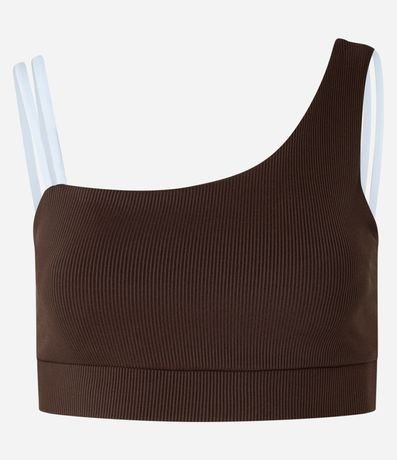 Top Deportivo en Microfibra con Breteles Assimétricos 5