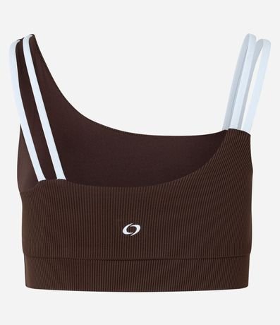 Top Deportivo en Microfibra con Breteles Assimétricos 7