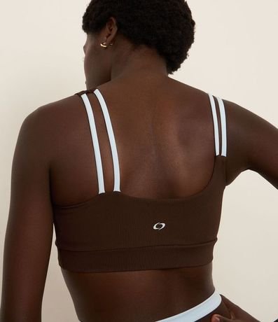 Top Deportivo en Microfibra con Breteles Assimétricos 3