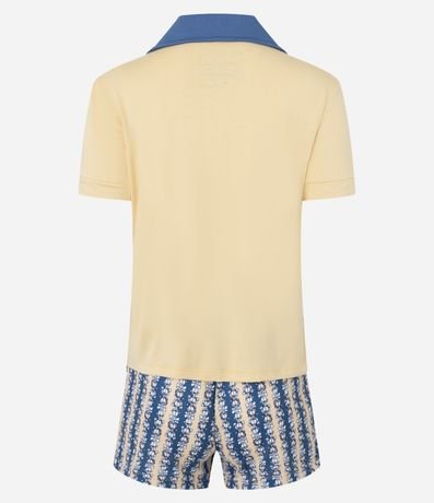 Pijama Short Doll en Viscosa con Estampa Garfield 5