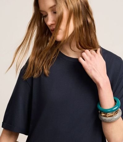 Vestido Midi en Algodón con Mangas Largas 3