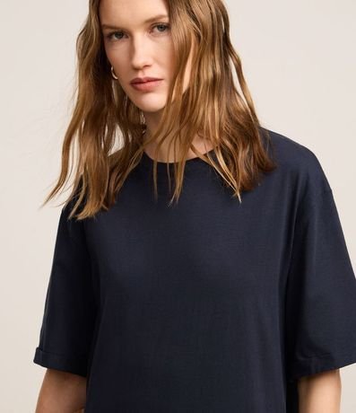 Vestido Midi en Algodón con Mangas Largas 4